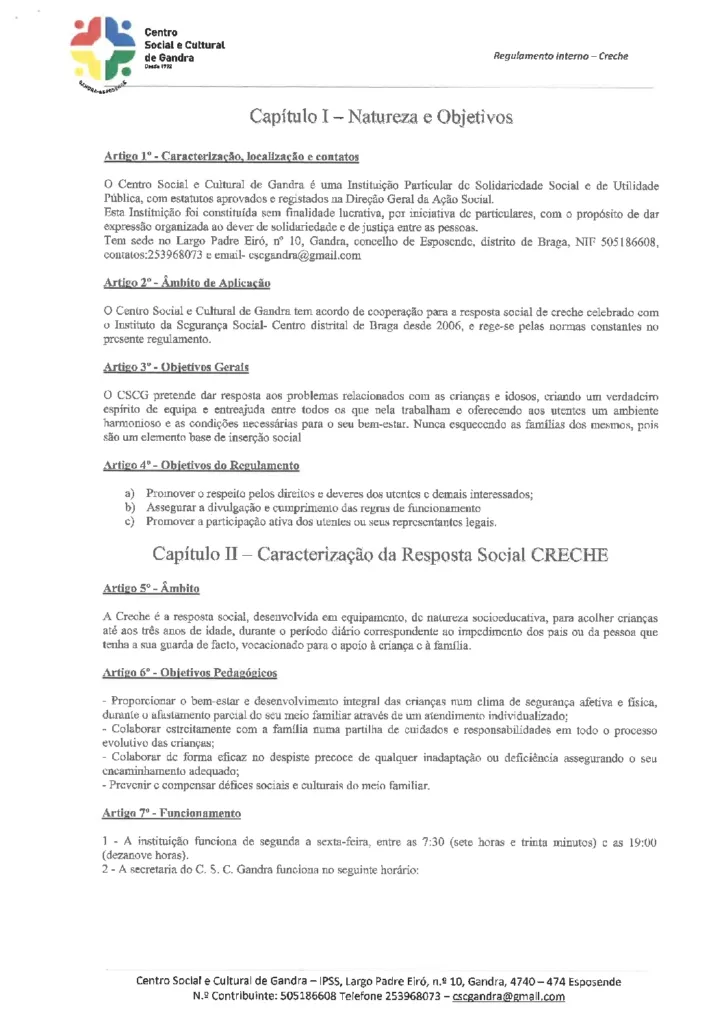 thumbnail of Regulamento Interno – Creche